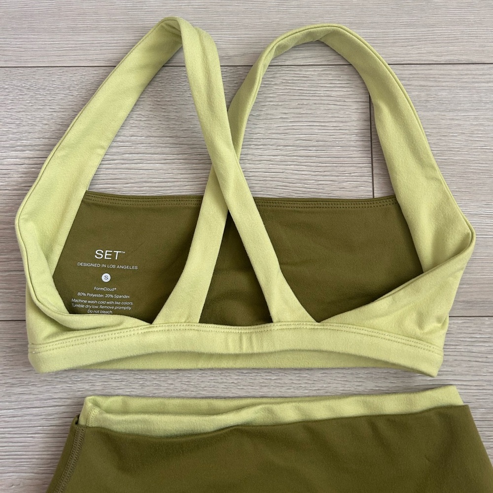 SET Active Formcloud Crossback Bra & Cloud Control Leggings Set Margarita - Picture 10 of 15